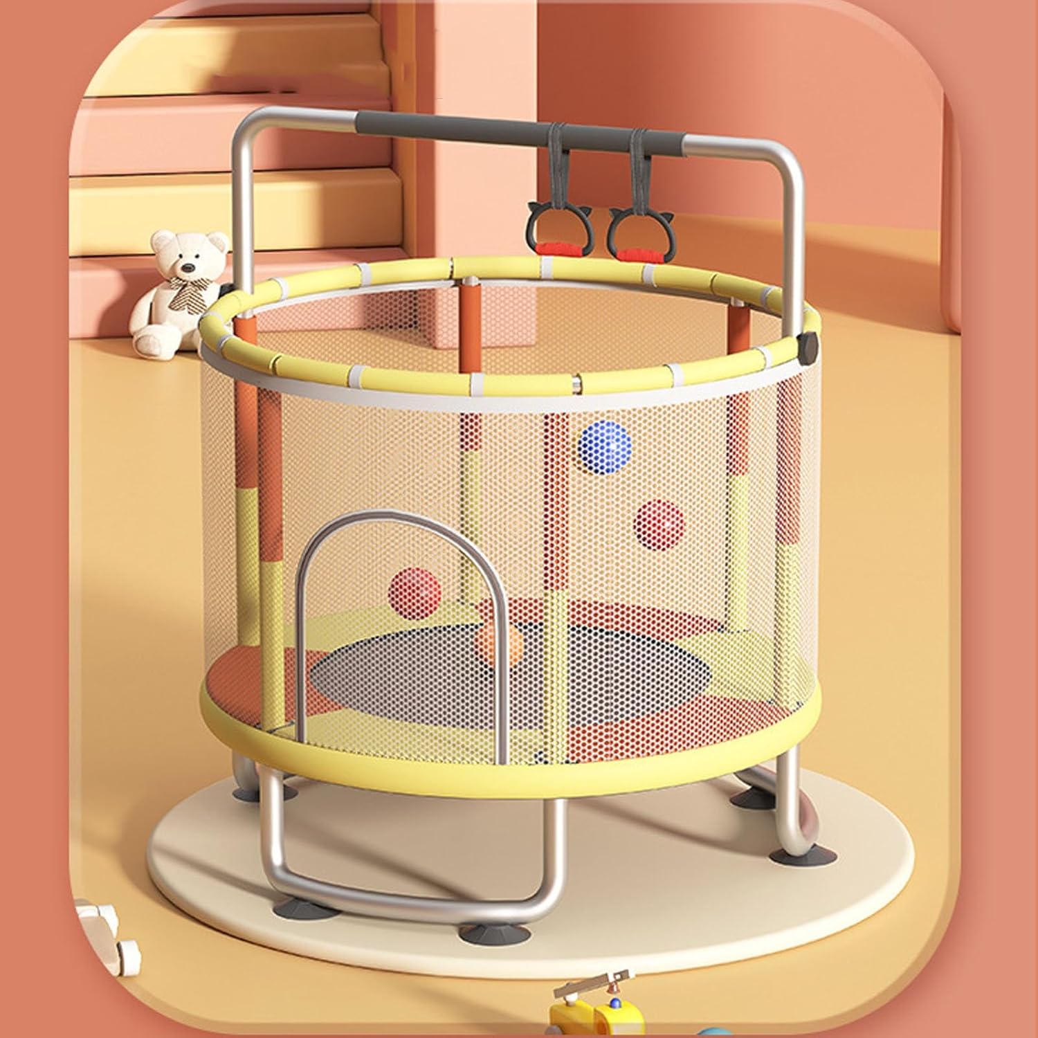 LANGXUN 子供用トランポリン 耐荷重約50㎏Amazon.com: LANGXUN